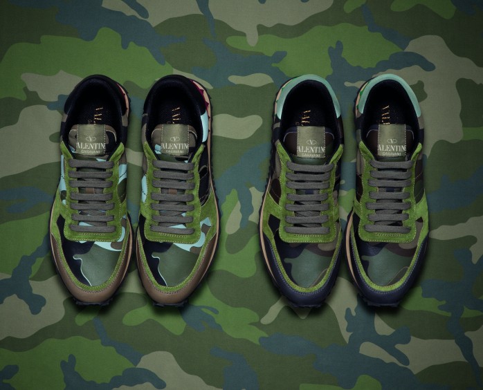 Valentino camouflage accessories for spring 2013